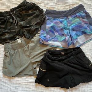 Athleta Girl Short Lot of 4 size 8-10 Mediums